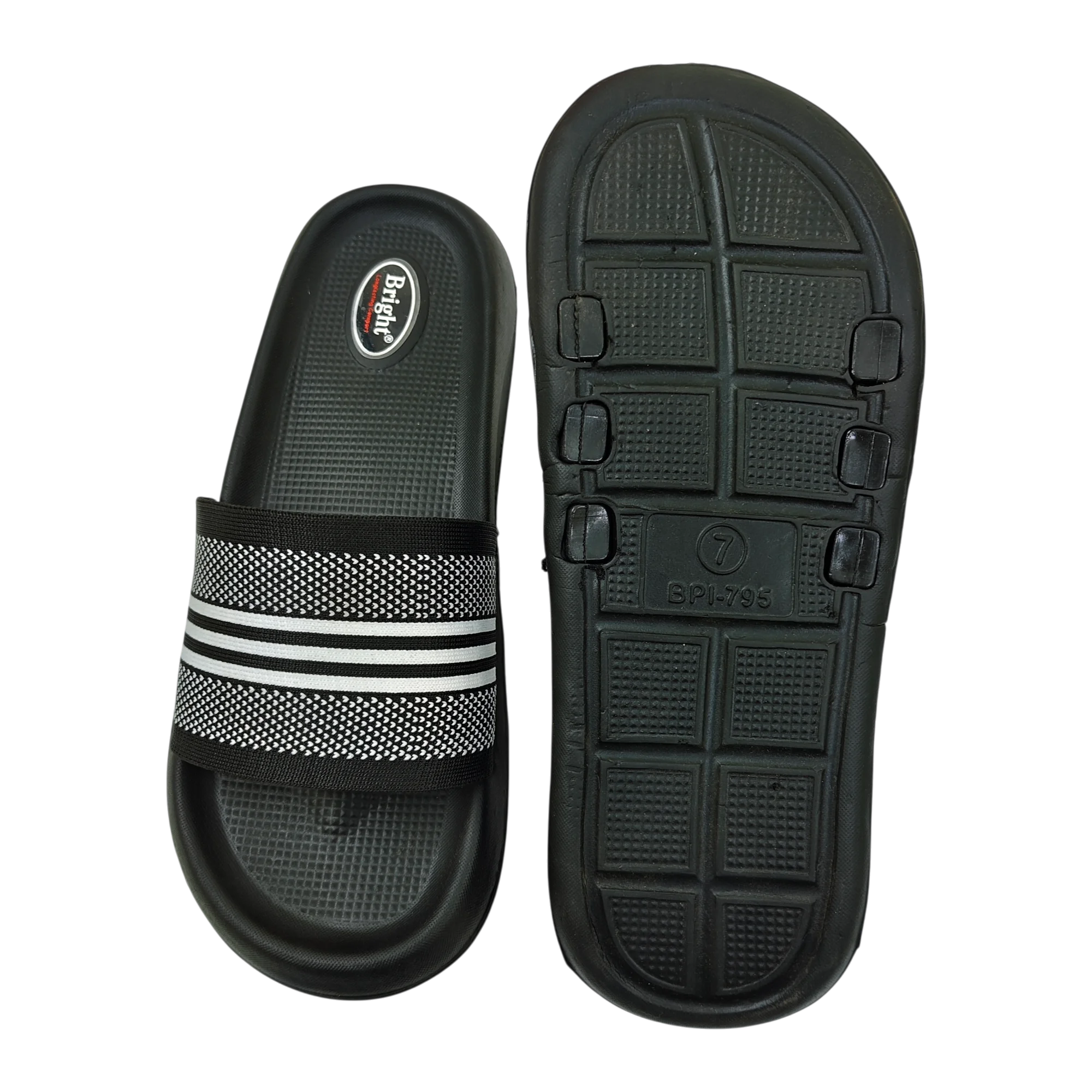 3,) Bright EVA (ART-372) Size-5-8, gents Bright Eva Article 372 White