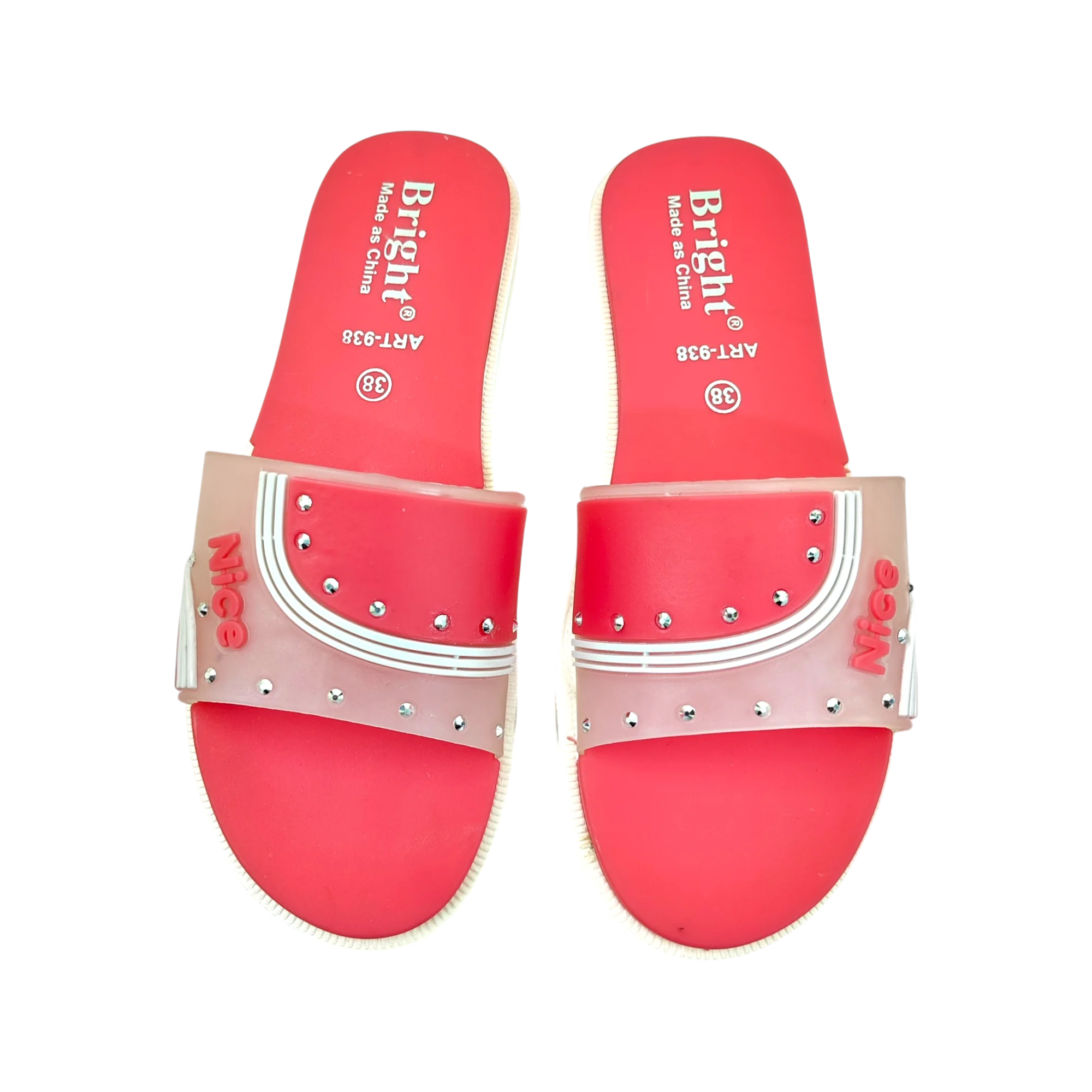 1) .,Bright PVC Ledis Article 938, Size-37-40 Bright PVC Ladies Article 938 Magenta