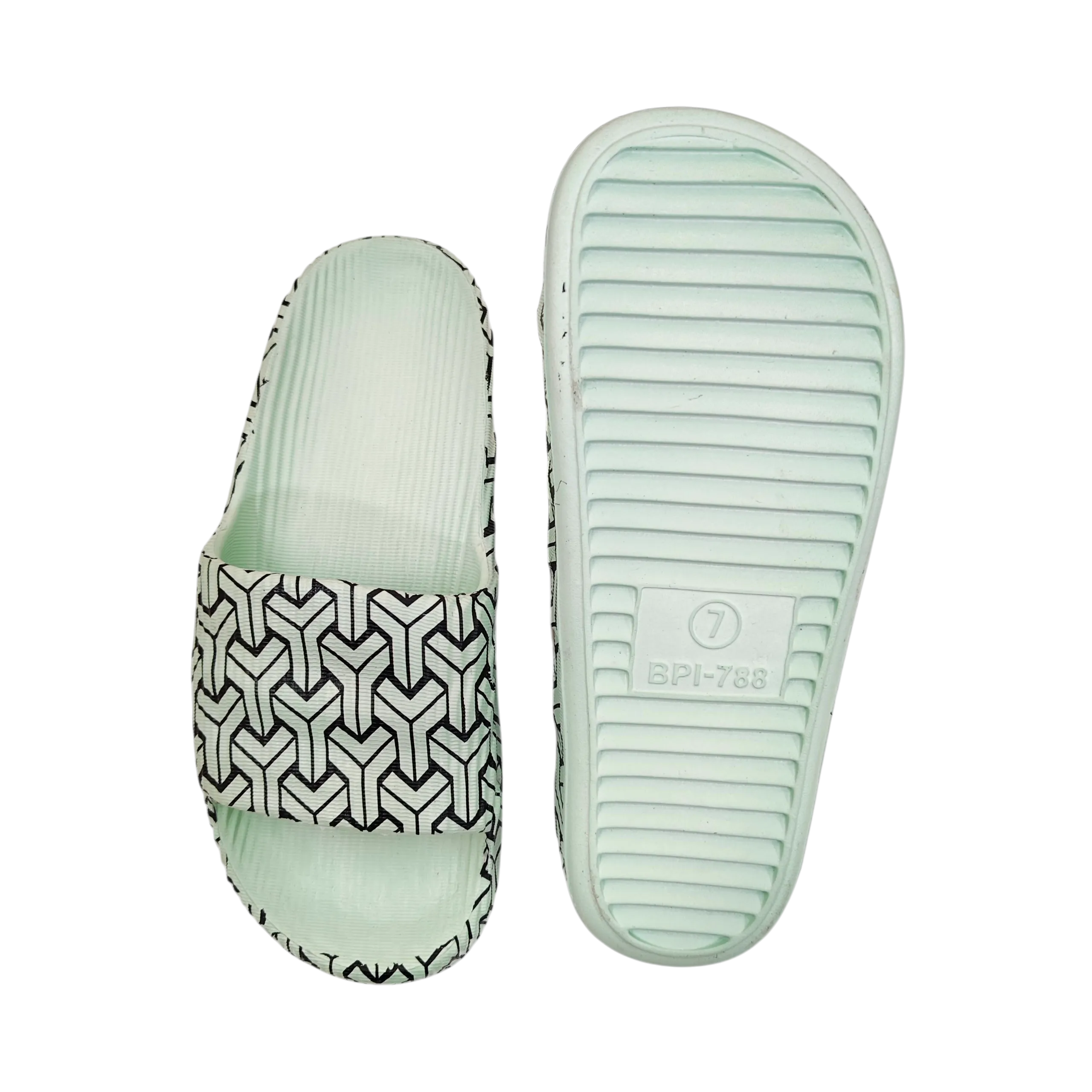 Bright EVA (ART-402) Size 5-8, Gents.. Bright EVA Article 402 Olive Green